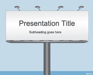 Billboard PowerPoint Şablonu