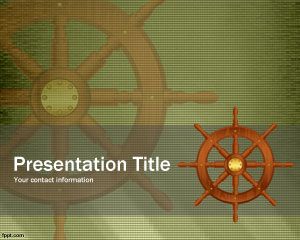 Ship’s Wheel PowerPoint Template