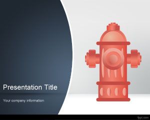 Hydrant Powerpoint-Vorlage