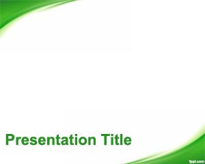 PowerPoint için Yeşil Tema