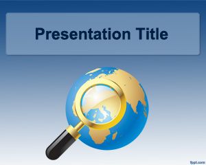 Template International World PowerPoint