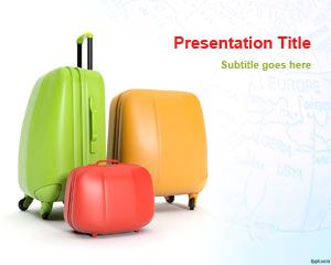 Reisetaschen Powerpoint-Vorlage