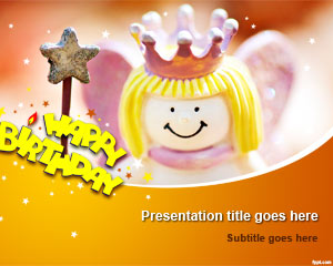 Modèle Joyeux anniversaire PowerPoint