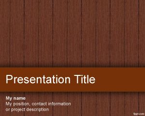 แม่แบบวัสดุไม้ PowerPoint
