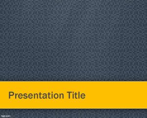 Template oranye Action PowerPoint