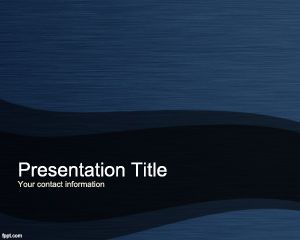 Шаблон Синий Titanium PowerPoint