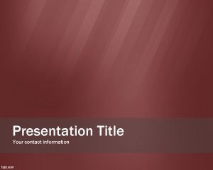 Red Buyer PowerPoint Template