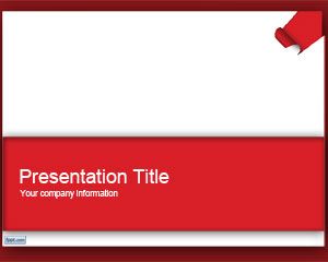 Template bordo di carta di PowerPoint