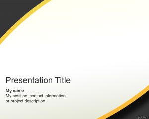 Template cinzento moderno PowerPoint