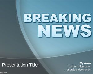 Breaking News PowerPoint Template