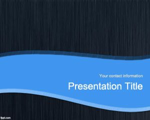 Blue Litespeed PowerPoint Template