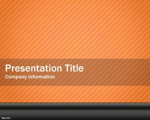 Шаблон Оранжевый Питание PowerPoint