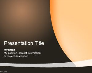 Выбранный шаблон PowerPoint