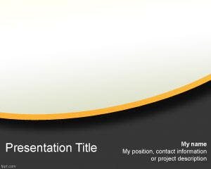 Format de afaceri model PowerPoint