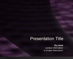 Violet Texture PowerPoint Template
