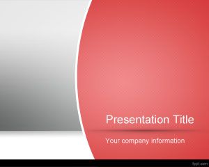 Kırmızı PowerPoint Şablonu