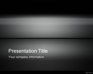 Format închis Iron PowerPoint