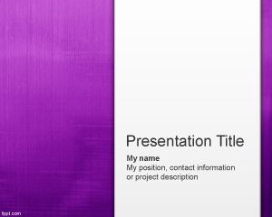 Vernice Modello viola astratta PowerPoint