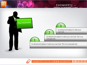 26 ประณีตสีเขียวธุรกิจ PowerPoint แพ็คแผนภูมิดาวน์โหลด