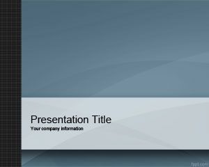 Blue Small Company PowerPoint Template