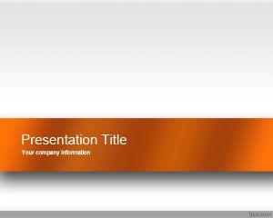 Engage naranja plantilla de PowerPoint