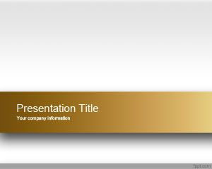 Gold Engage PowerPoint Template