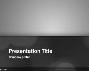 Plantilla gris PowerPoint limpia