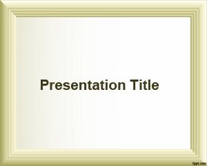 Einfache Photo Frame Powerpoint-Vorlage