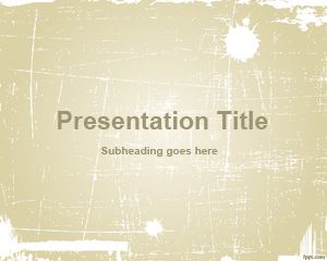 Template Sepia abstrato PowerPoint