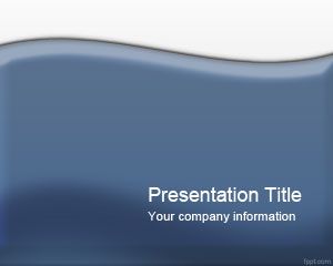 Template Azul PowerPoint Glossy
