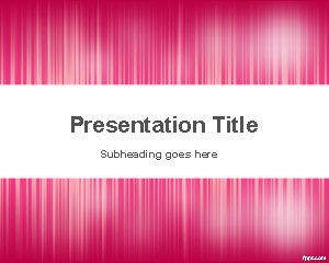 粉红噪声的PowerPoint模板