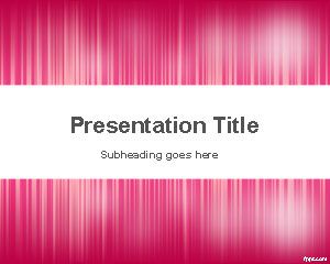 Pembe Gürültü PowerPoint Şablon