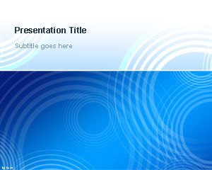 Blue Slide PowerPoint Template