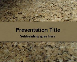 Granite Stone PowerPoint Template