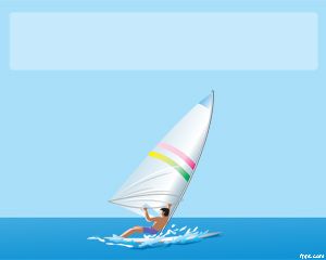 Windsurf Powerpoint-Vorlage