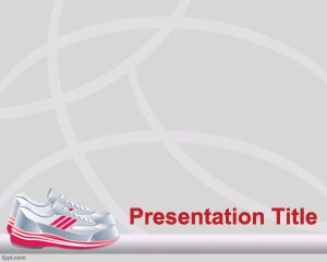 Спортивная обувь Шаблон PowerPoint