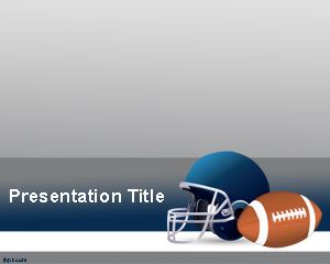 Modello di football americano di PowerPoint