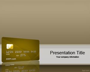 Credit Card Ocena PowerPoint Template