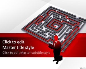 Free Labyrinth PowerPoint Template