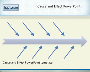 因果的PowerPoint模板