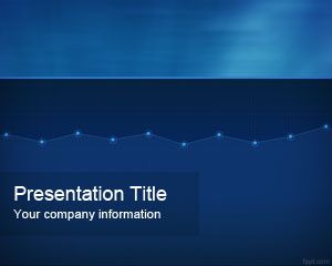 Blue Statistics PowerPoint Template