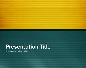 Профессиональный зеленый Шаблон PowerPoint