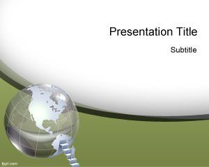 Globale Ressourcen Powerpoint-Vorlage