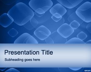 Template biru Delight PowerPoint