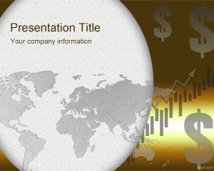 Plantilla de PowerPoint Banco Mundial