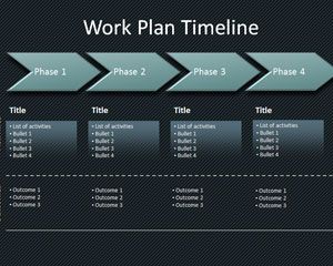 工作计划时间表的PowerPoint模板 工作计划时间表的PowerPoint模板
