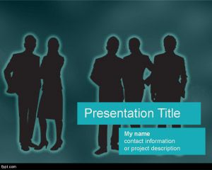 Grupo plantilla de PowerPoint y Equipo