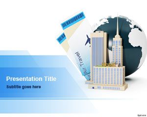 Voyage d'affaires PowerPoint Template