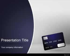 Modèle de carte de débit PowerPoint