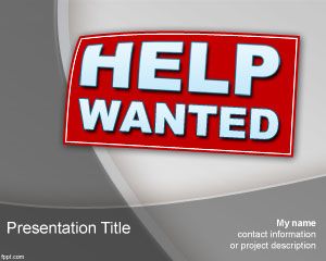Help Wanted PowerPoint Template